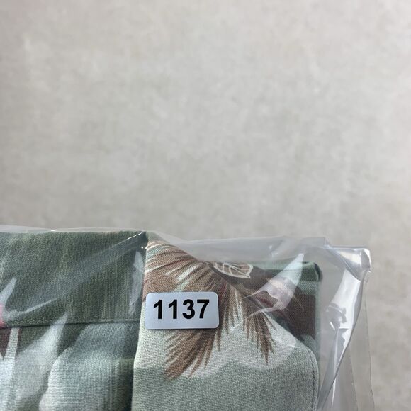 Vtg Quicksilver Hawaiian Loop Camp Shirt Med 90s Resort Tribal Palm Trees Art - Picture 13 of 13